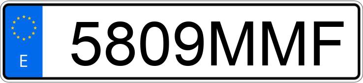 Die Registrierungsnummer 5809MMF hat BMW SERIE 4 Die Registrierungsnummer 5809MMF hat BMW SERIE 4