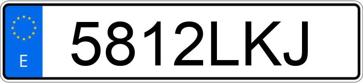 Numer rejestracyjny 5812LKJ posiada SEAT LEON