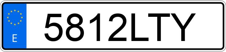 Numer rejestracyjny 5812LTY posiada KIA SPORTAGE Numer rejestracyjny 5812LTY posiada KIA SPORTAGE