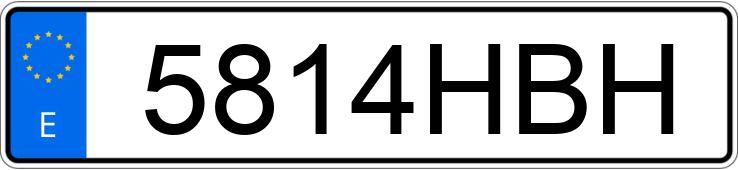 Numer rejestracyjny 5814HBH posiada SEAT LEON Numer rejestracyjny 5814HBH posiada SEAT LEON