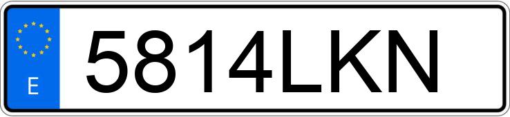 Numer rejestracyjny 5814LKN posiada PEUGEOT 308 Numer rejestracyjny 5814LKN posiada PEUGEOT 308