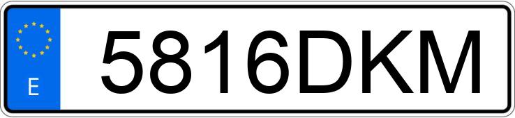 Numer rejestracyjny 5816DKM posiada SEAT LEON Numer rejestracyjny 5816DKM posiada SEAT LEON