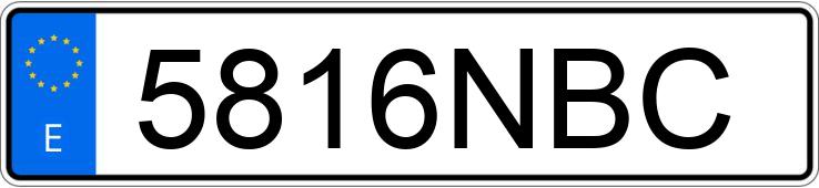 Numer rejestracyjny 5816NBC posiada CUPRA LEON Numer rejestracyjny 5816NBC posiada CUPRA LEON