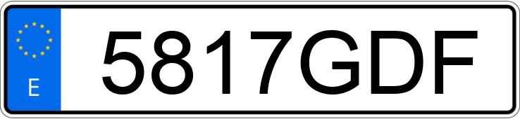 Numer rejestracyjny 5817GDF posiada OPEL ASTRA GTC