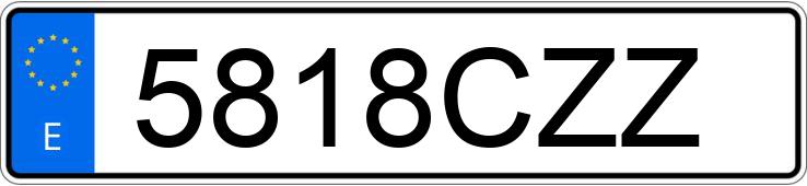 Numer rejestracyjny 5818CZZ posiada BMW SERIE 3 Numer rejestracyjny 5818CZZ posiada BMW SERIE 3