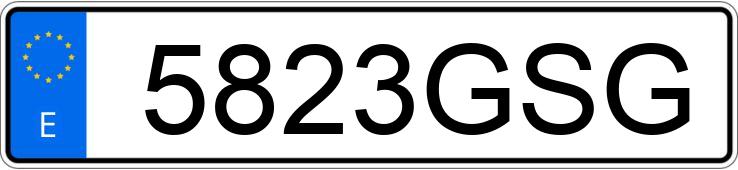 Numer rejestracyjny 5823GSG posiada SEAT LEON Numer rejestracyjny 5823GSG posiada SEAT LEON