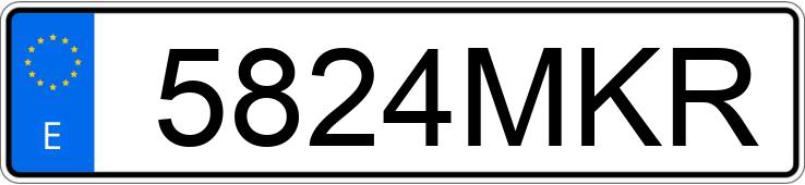 Numer rejestracyjny 5824MKR posiada FORD FOCUS Numer rejestracyjny 5824MKR posiada FORD FOCUS