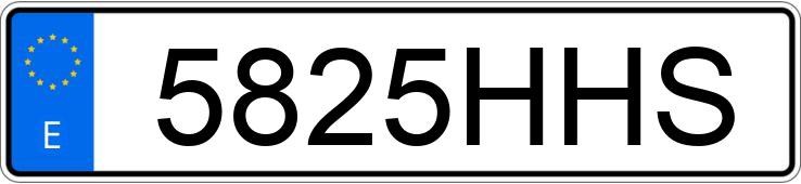 Numer rejestracyjny 5825HHS posiada SEAT LEON