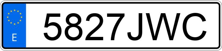 Numer rejestracyjny 5827JWC posiada VOLKSWAGEN POLO Numer rejestracyjny 5827JWC posiada VOLKSWAGEN POLO