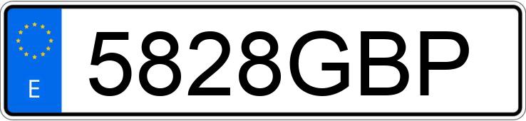 Numer rejestracyjny 5828GBP posiada SEAT IBIZA Numer rejestracyjny 5828GBP posiada SEAT IBIZA