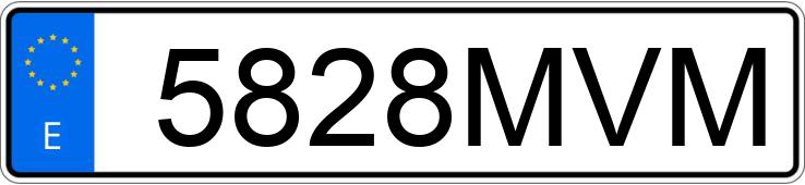 Numer rejestracyjny 5828MVM posiada HONDA CBR 650