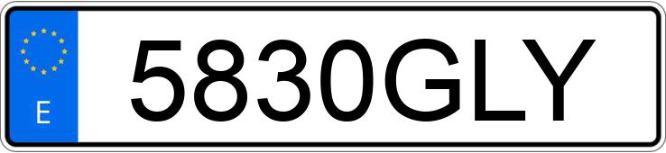 Numer rejestracyjny 5830GLY posiada RENAULT CLIO Numer rejestracyjny 5830GLY posiada RENAULT CLIO