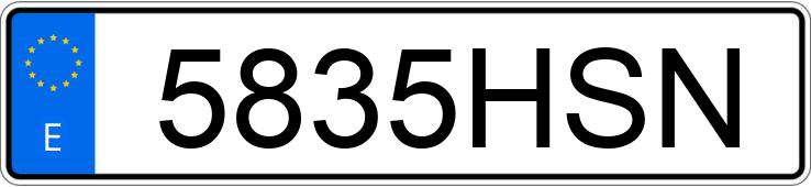 Numer rejestracyjny 5835HSN posiada RENAULT TRAFIC Numer rejestracyjny 5835HSN posiada RENAULT TRAFIC