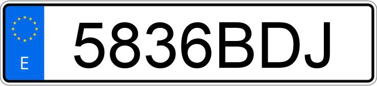 Numer rejestracyjny 5836BDJ posiada PEUGEOT 206 Numer rejestracyjny 5836BDJ posiada PEUGEOT 206