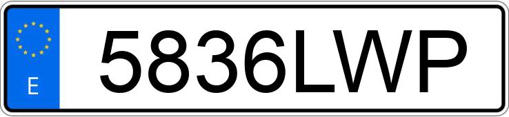 Numer rejestracyjny 5836LWP posiada CITROEN E-C4 Numer rejestracyjny 5836LWP posiada CITROEN E-C4