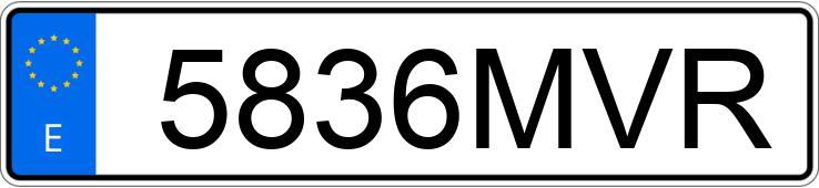 Numer rejestracyjny 5836MVR posiada MERCEDES GLE (167)