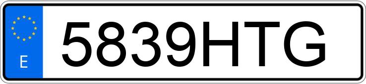 Numer rejestracyjny 5839HTG posiada VOLKSWAGEN POLO Numer rejestracyjny 5839HTG posiada VOLKSWAGEN POLO