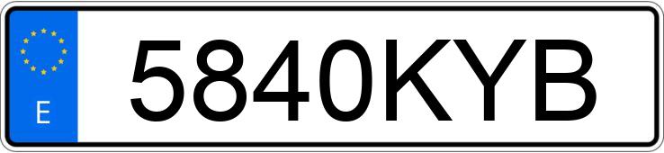 Numer rejestracyjny 5840KYB posiada VOLKSWAGEN TOURAN Numer rejestracyjny 5840KYB posiada VOLKSWAGEN TOURAN