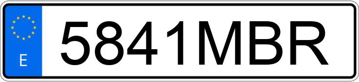 Numer rejestracyjny 5841MBR posiada NISSAN QASHQAI