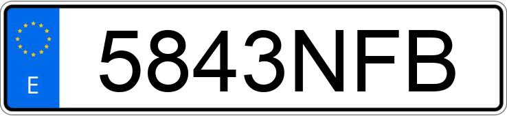 Numer rejestracyjny 5843NFB posiada BMW SERIE 3 Numer rejestracyjny 5843NFB posiada BMW SERIE 3