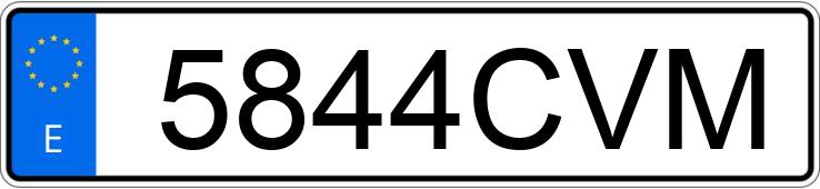 Numer rejestracyjny 5844CVM posiada CITROEN JUMPER