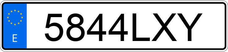 Numer rejestracyjny 5844LXY posiada MINI MINI Numer rejestracyjny 5844LXY posiada MINI MINI