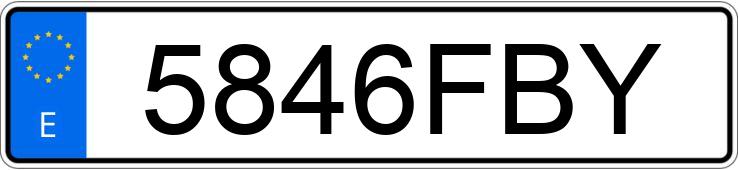 Numer rejestracyjny 5846FBY posiada SEAT CORDOBA Numer rejestracyjny 5846FBY posiada SEAT CORDOBA