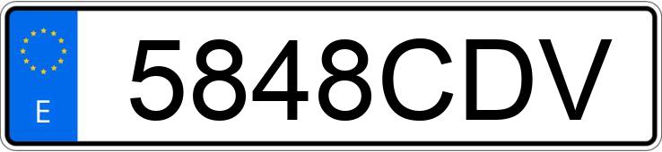 Numer rejestracyjny 5848CDV posiada KIA SORENTO