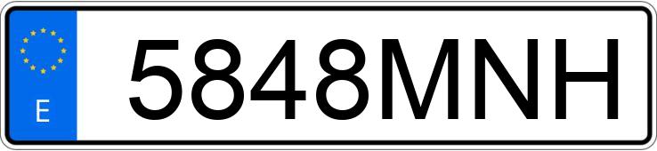 Numer rejestracyjny 5848MNH posiada RENAULT MEGANE SPORT TOURER