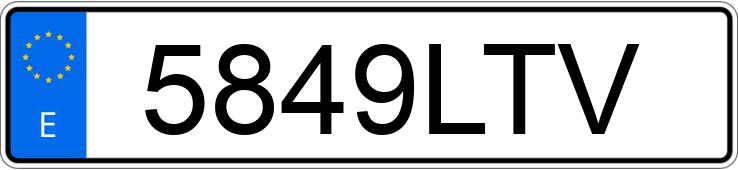 Numer rejestracyjny 5849LTV posiada MERCEDES SPRINTER Numer rejestracyjny 5849LTV posiada MERCEDES SPRINTER