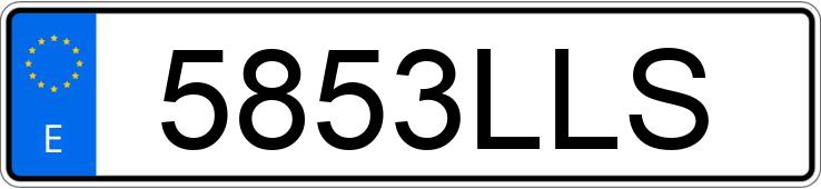 Numer rejestracyjny 5853LLS posiada DACIA DUSTER