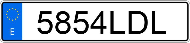 Numer rejestracyjny 5854LDL posiada SUZUKI VITARA Numer rejestracyjny 5854LDL posiada SUZUKI VITARA