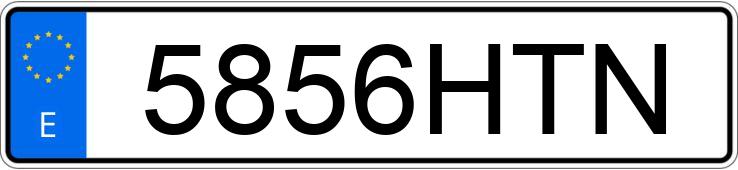 Numer rejestracyjny 5856HTN posiada RENAULT MEGANE Numer rejestracyjny 5856HTN posiada RENAULT MEGANE