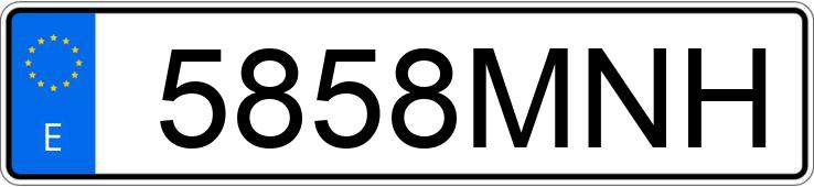 Numer rejestracyjny 5858MNH posiada AUDI S7 SPORTBACK