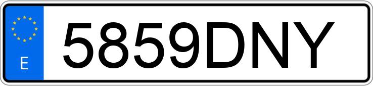 Numer rejestracyjny 5859DNY posiada FORD FOCUS Numer rejestracyjny 5859DNY posiada FORD FOCUS