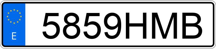 Numer rejestracyjny 5859HMB posiada AUDI A1