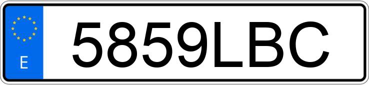 Numer rejestracyjny 5859LBC posiada BMW SERIE 1 Numer rejestracyjny 5859LBC posiada BMW SERIE 1