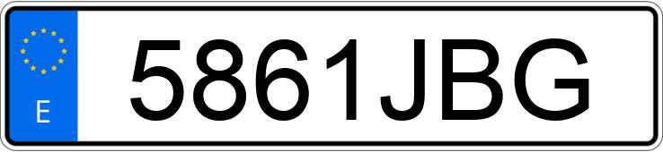 Numer rejestracyjny 5861JBG posiada VOLVO XC60 Numer rejestracyjny 5861JBG posiada VOLVO XC60