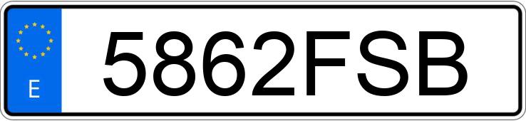 Numer rejestracyjny 5862FSB posiada PEUGEOT 407