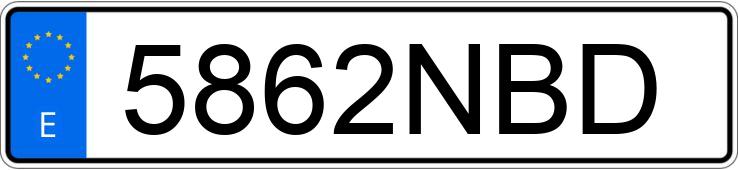 Numer rejestracyjny 5862NBD posiada RENAULT RAFALE Numer rejestracyjny 5862NBD posiada RENAULT RAFALE