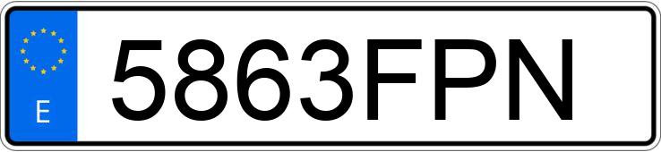 Numer rejestracyjny 5863FPN posiada BMW SERIE 3 Numer rejestracyjny 5863FPN posiada BMW SERIE 3