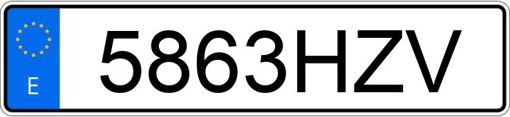 Numer rejestracyjny 5863HZV posiada NISSAN MICRA Numer rejestracyjny 5863HZV posiada NISSAN MICRA