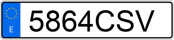 Numer rejestracyjny 5864CSV posiada VOLKSWAGEN GOLF Numer rejestracyjny 5864CSV posiada VOLKSWAGEN GOLF