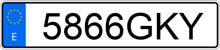 Numer rejestracyjny 5866GKY posiada SEAT IBIZA Numer rejestracyjny 5866GKY posiada SEAT IBIZA