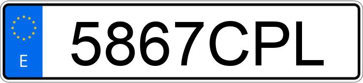 Numer rejestracyjny 5867CPL posiada SEAT IBIZA Numer rejestracyjny 5867CPL posiada SEAT IBIZA