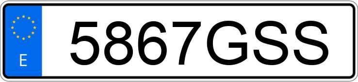 Numer rejestracyjny 5867GSS posiada HYUNDAI TUCSON