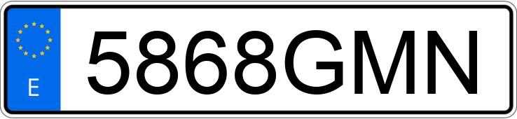 Numer rejestracyjny 5868GMN posiada TOYOTA SUPRA