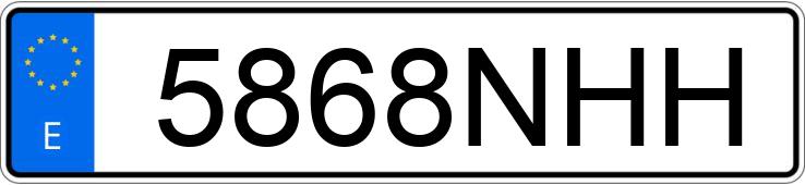 Numer rejestracyjny 5868NHH posiada HONDA CIVIC 2.0 VTEC TURBO TYPE R EDICION S