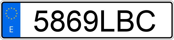 Numer rejestracyjny 5869LBC posiada BMW SERIE 1 Numer rejestracyjny 5869LBC posiada BMW SERIE 1