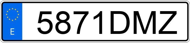 Numer rejestracyjny 5871DMZ posiada BMW SERIE 3 Numer rejestracyjny 5871DMZ posiada BMW SERIE 3